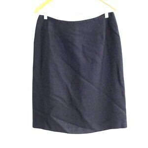 PETER NYGARD -WOMENS NAVY ZIP-UP CLOSURE SKIRT SIZE 8